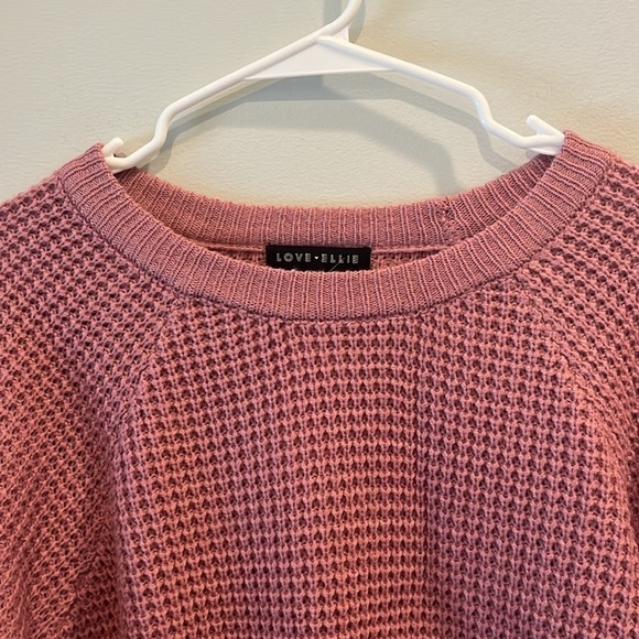 🆕 Love Ellie - Long Sleeve pullover sweater - girls size XXL.  Pink - Picture 6 of 13